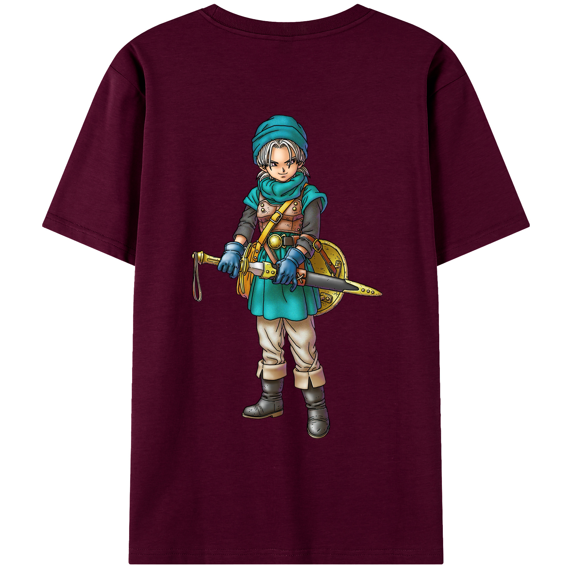 （画像用） ドラゴンクエスト Doragon Kuesuto Dragon Quest レディース半袖Tシャツ(バックプリント)